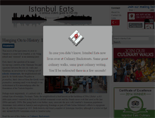 Tablet Screenshot of istanbuleats.com